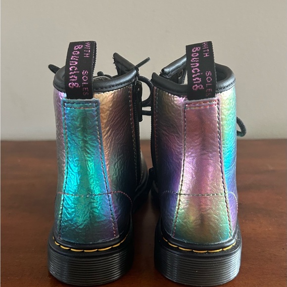 Dr. Marten’s Iridescent Kids Boots - Picture 3 of 8